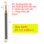 dao phay ngon hop kim tungsten hrc60 unc day phang 4 luoi cat 5