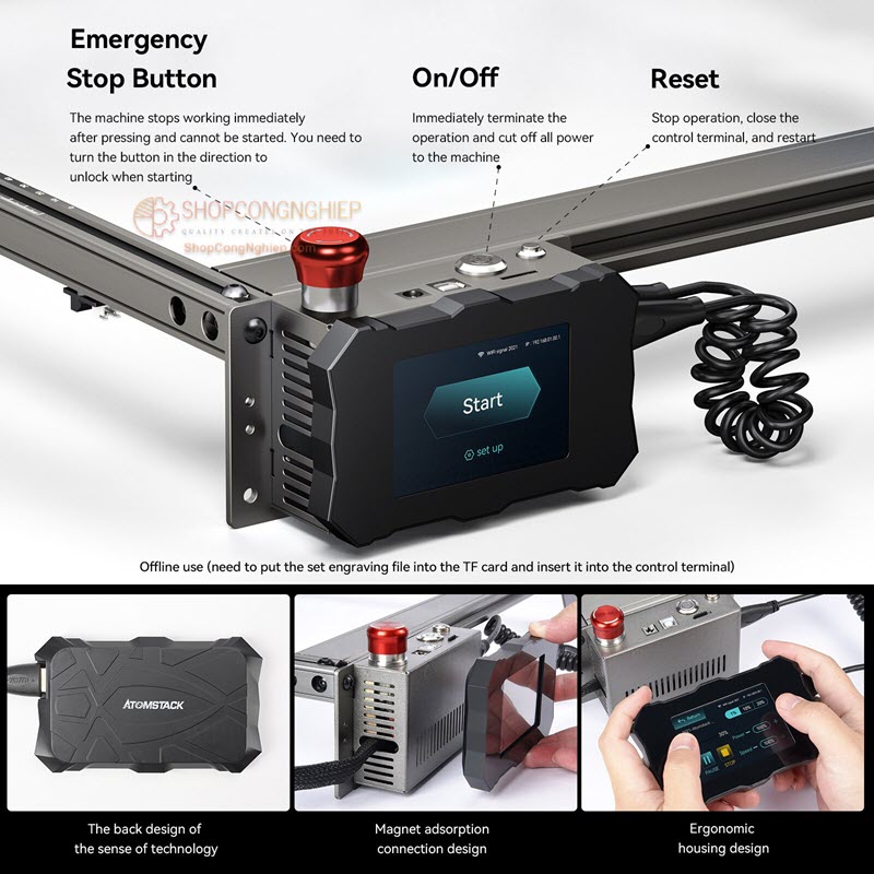 may khac laser atomstack s10 x7 pro 50w 2